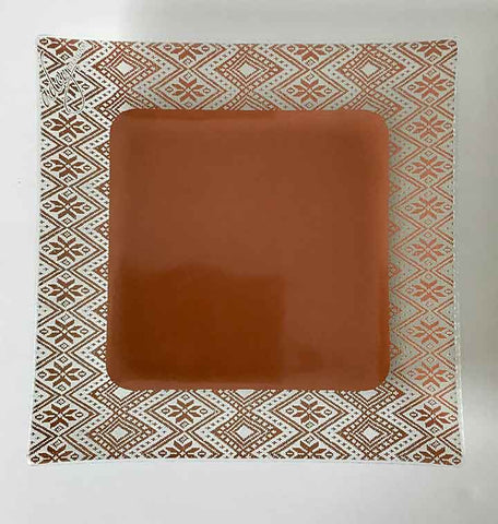 Copper serving platter