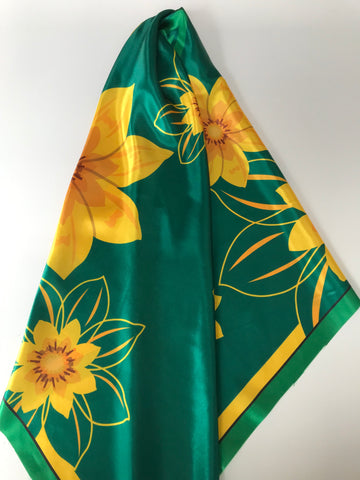 Women's Square Satin Scarves